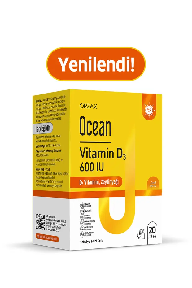 Vitamin D3 600 IU Sprey 20 ml